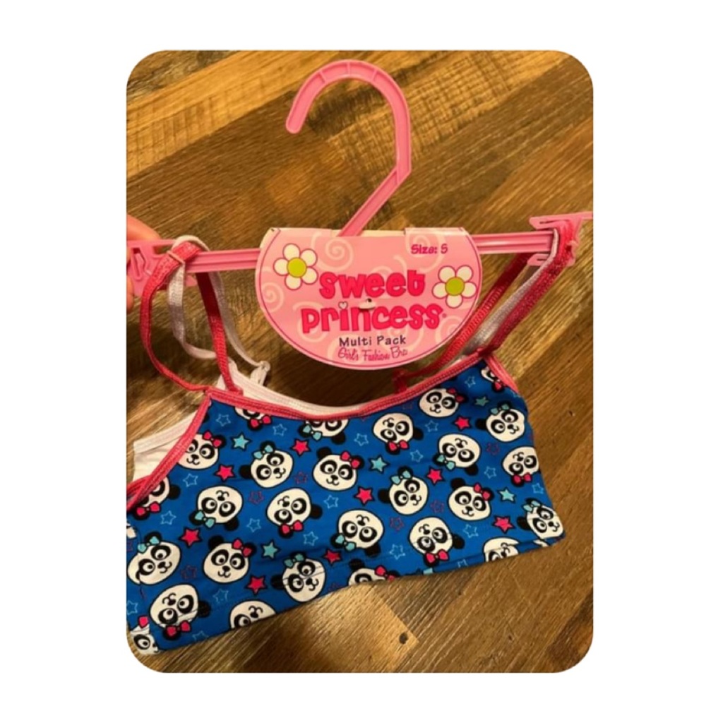 NWT Girls 2 pack bralette, size small